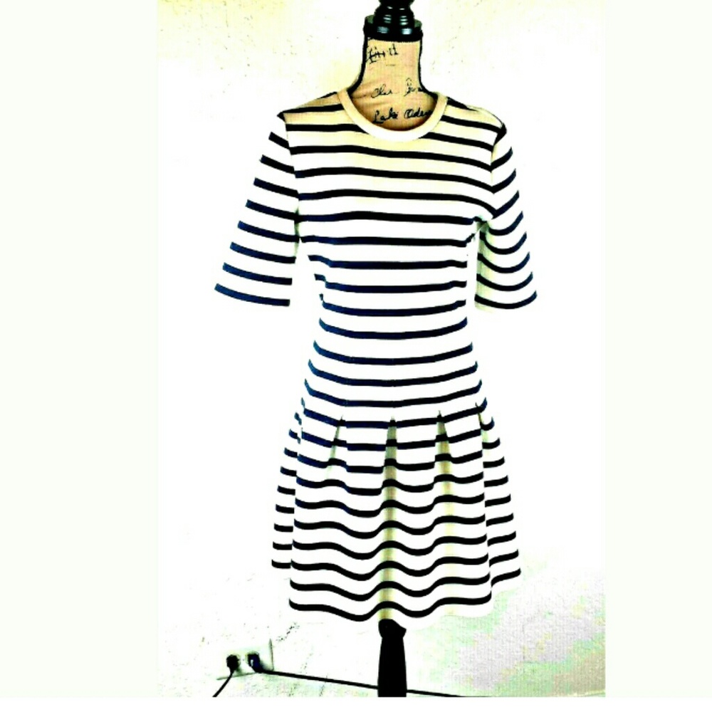 Gap women's I have for re Navy striped dress